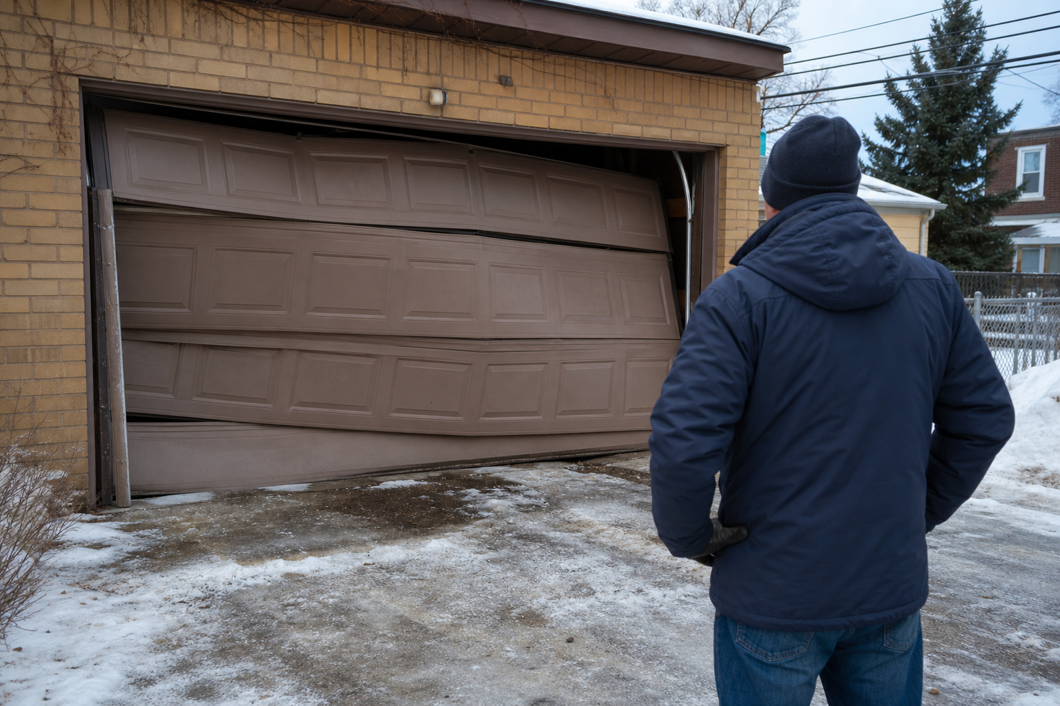 Emergency Garage Door Repair Near Me: What Chicago Homeowners Should Do First