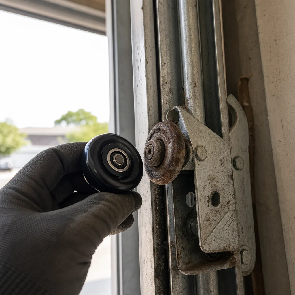 Illustration for garage door repair in Belvidere
