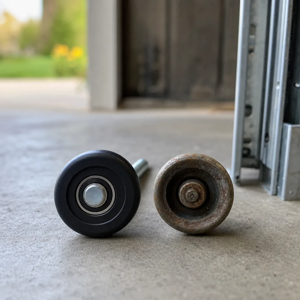 Illustration for garage door roller repair in Algonquin