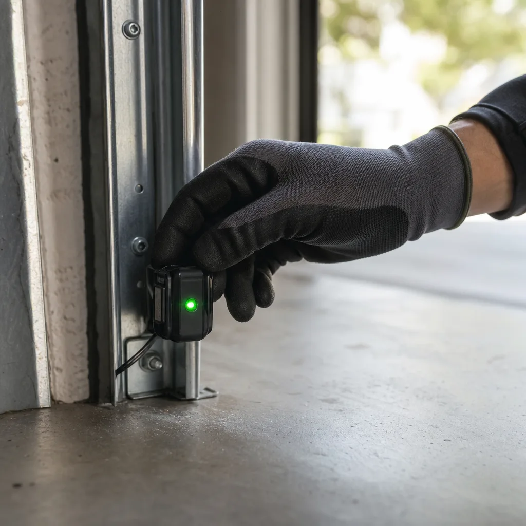 Illustration for garage door sensor repair in Arlington Heights
