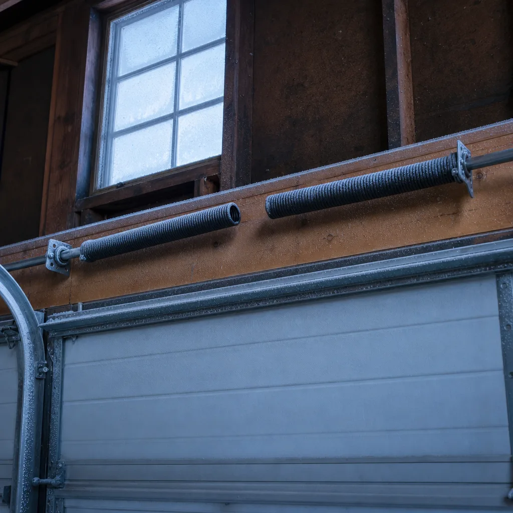 Illustration for garage door spring repair in Chicago