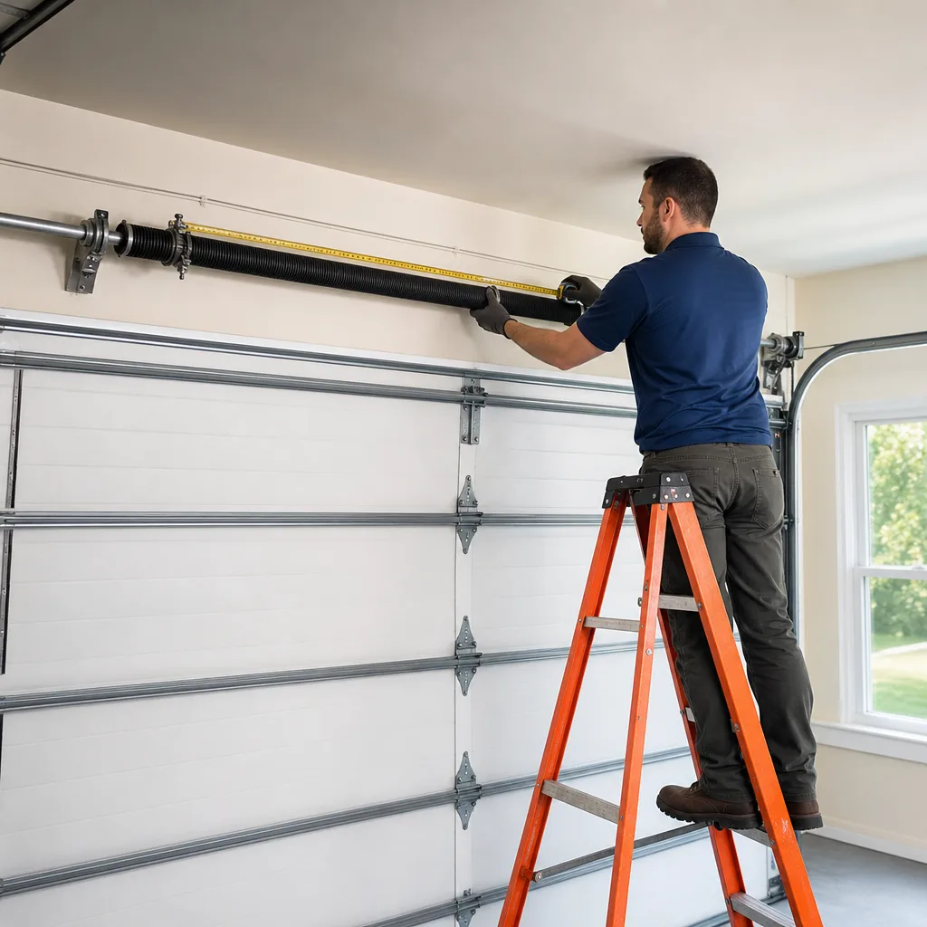 Illustration for garage door repair in Broadview