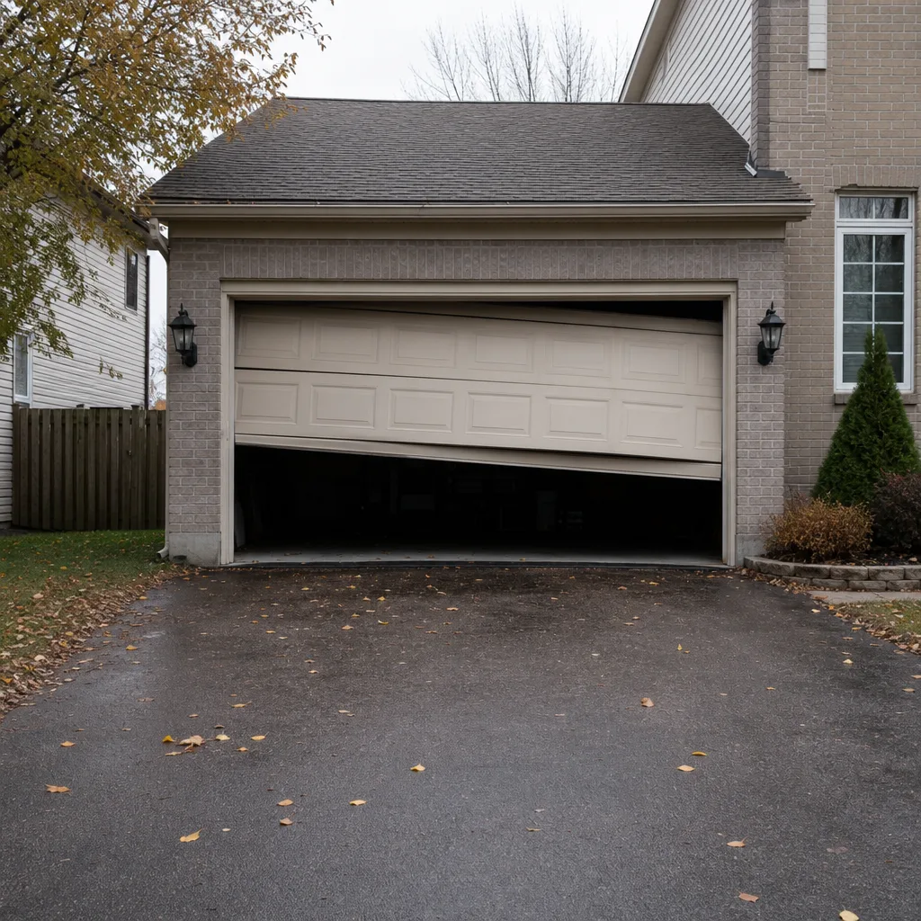Illustration for garage door repair in Bensenville