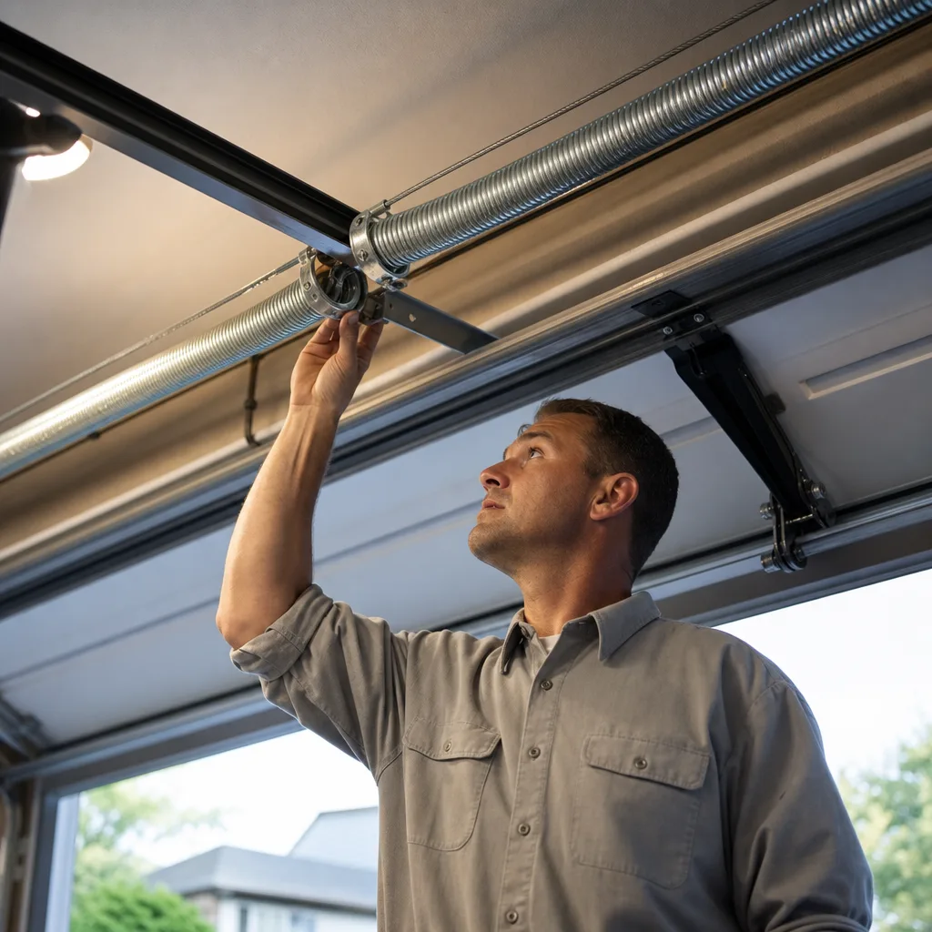 Illustration for garage door repair in Brookfield